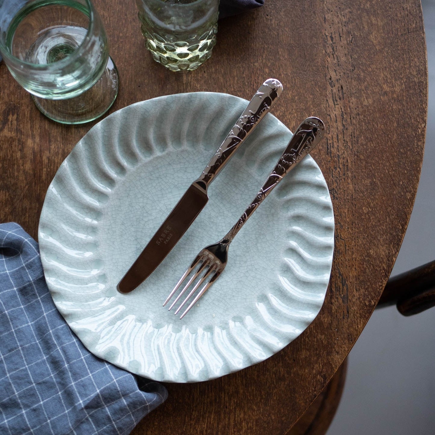 5 pieces cutlery set - Saint Malo, Stainless steel