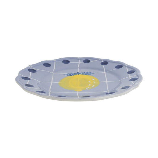 Lavander Fruit Plate Pois Rim