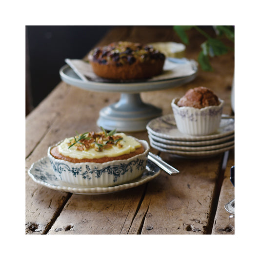 Audrey 200 plate - indigo