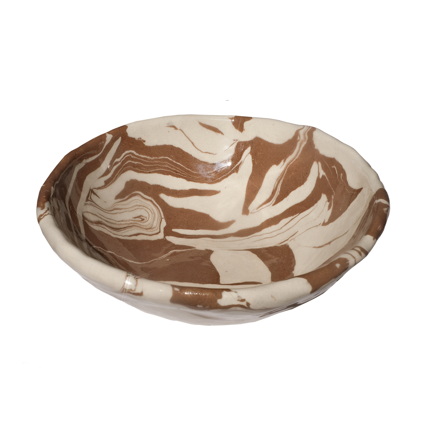 Bowl Marble Choco M
