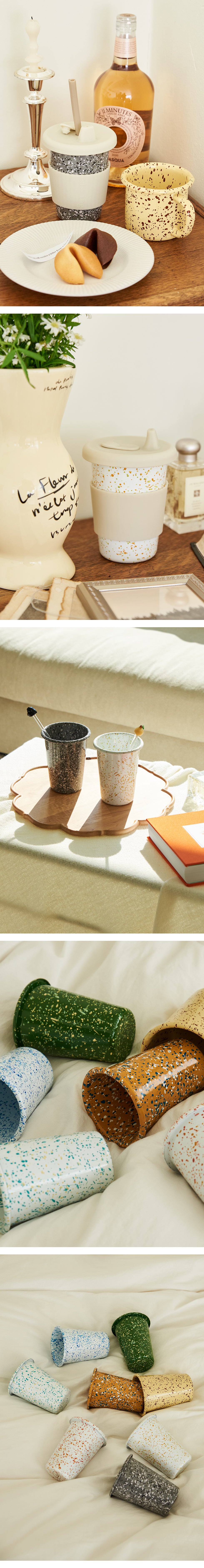 Milky Way Enameled Long Tumbler L 450ml 4 colors