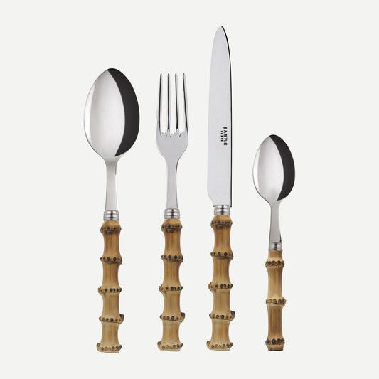 4 pieces cutlery set - Panda, Bamboo