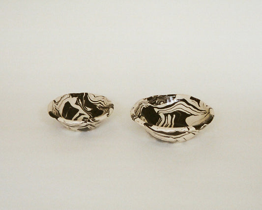 Bowl Marble Black M
