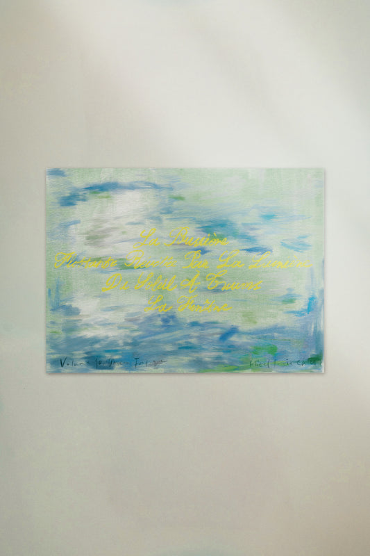 Blurry Recollection of Past Art print