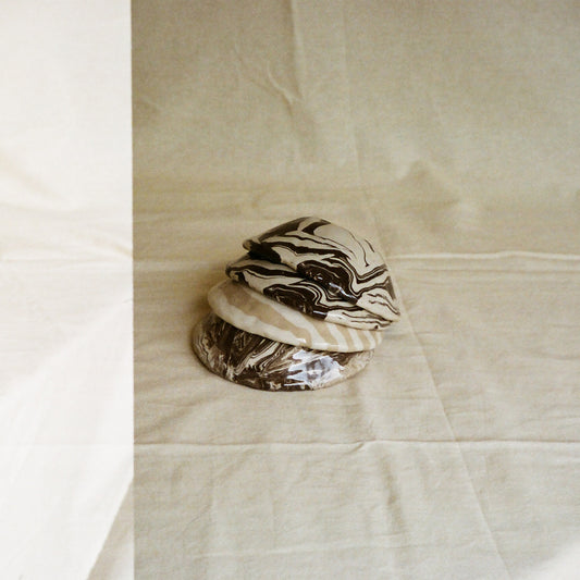 Bowl Marble Black M