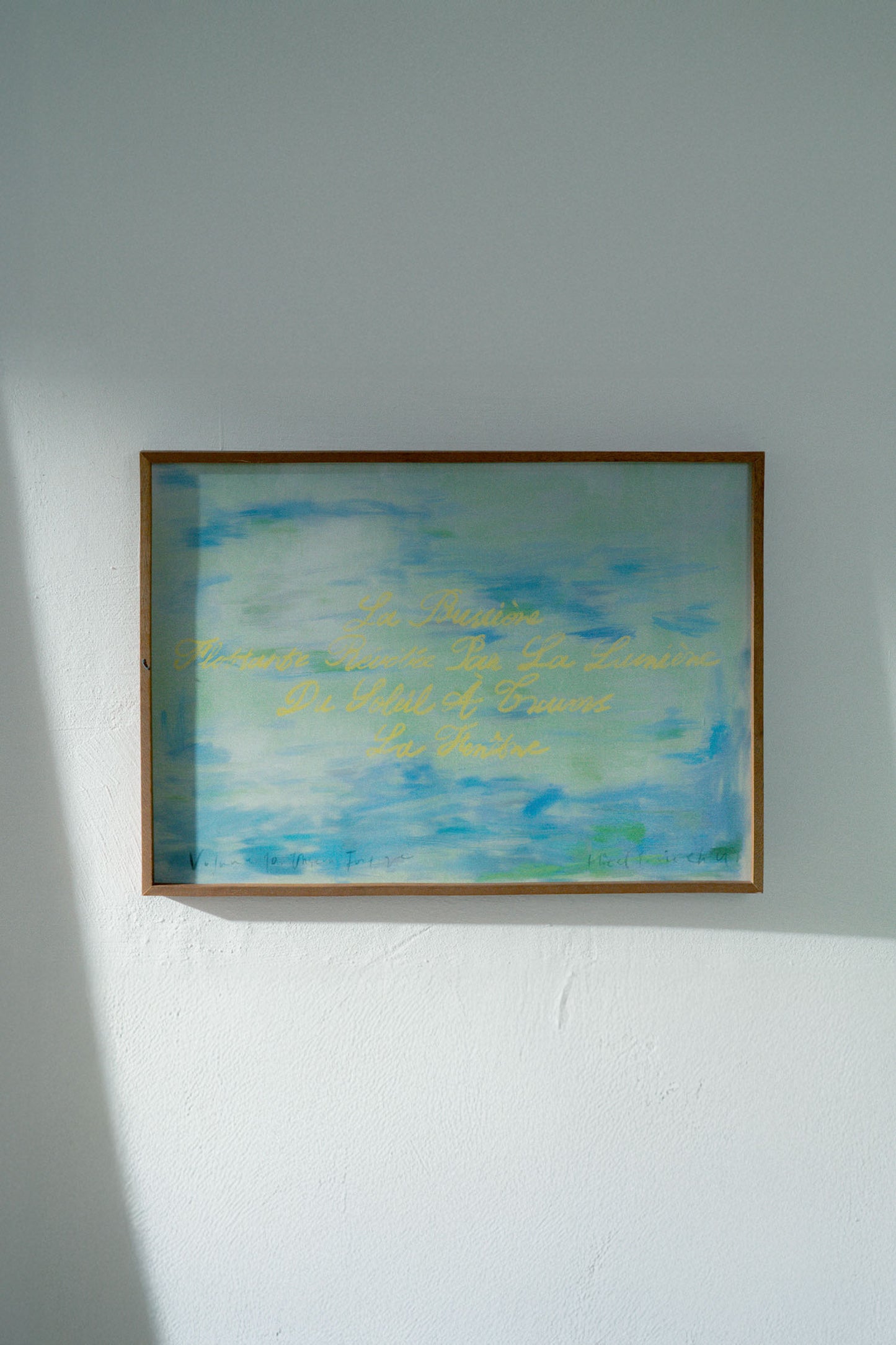 Blurry Recollection of Past Art print