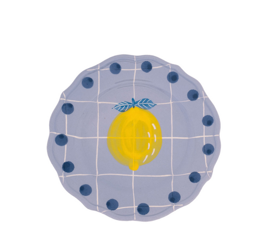 Lavander Fruit Plate Pois Rim