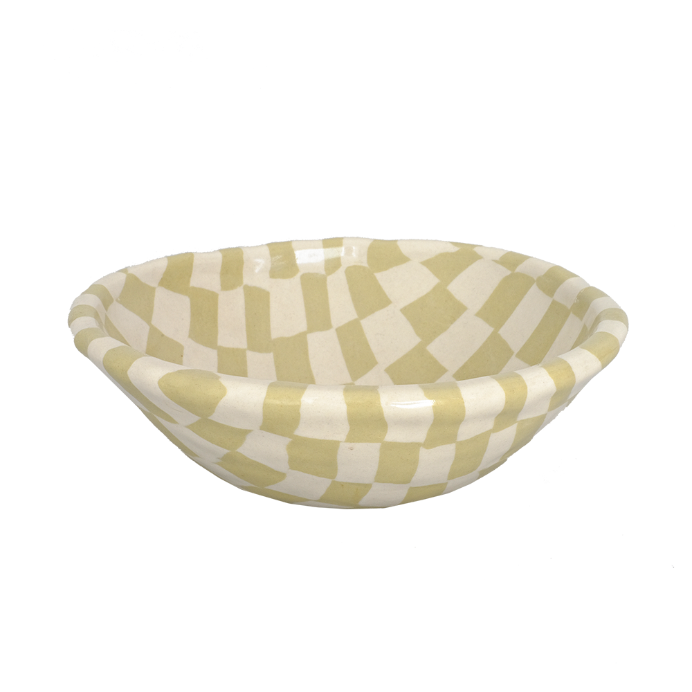 Bowl Check Olive M
