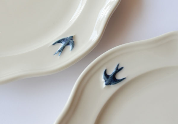 Early bird round plate