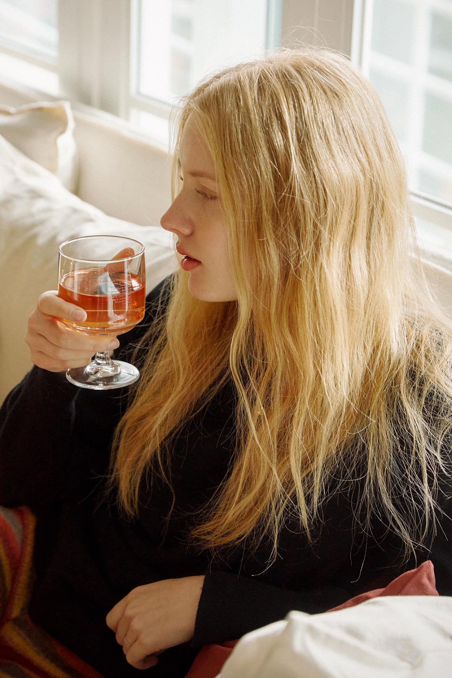 Midnight Wine Glass (Sienna)