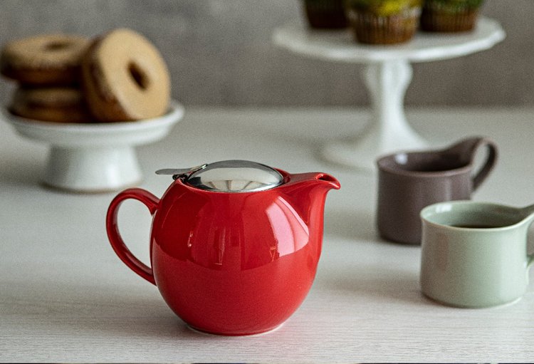 BEE HOUSE - ROUND TEAPOT for ONE (15 oz)